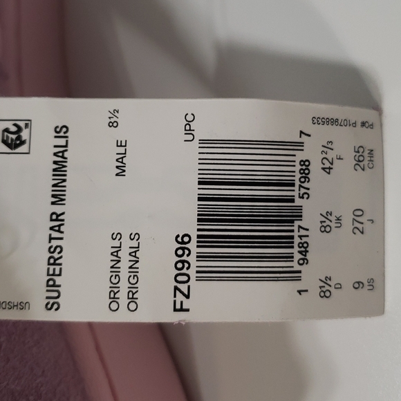Adidas Superstar Minimalist Icon - Clear Pink Men size 9 - Picture 10 of 10